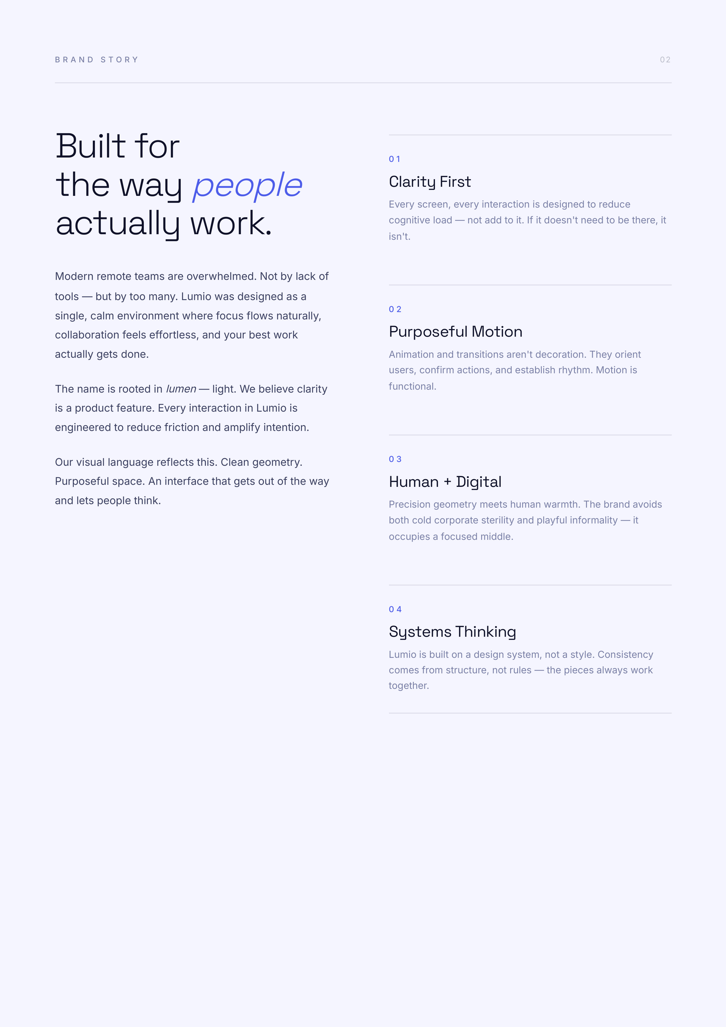 Brand Story